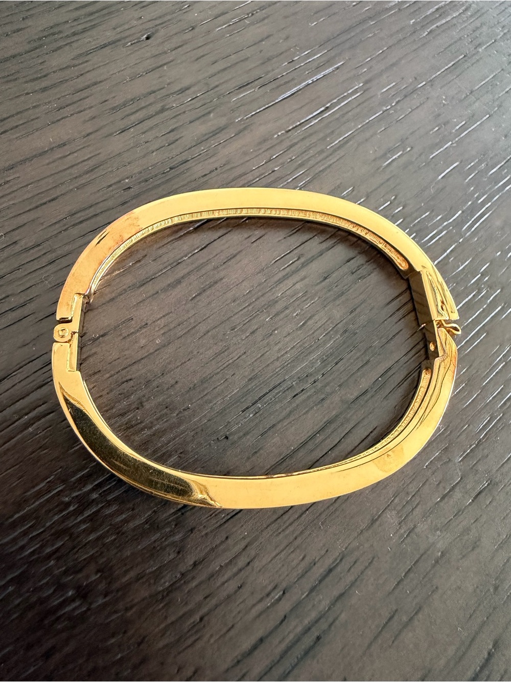 Swarovski Gold Hinged Bracelet - Picture 6 of 7